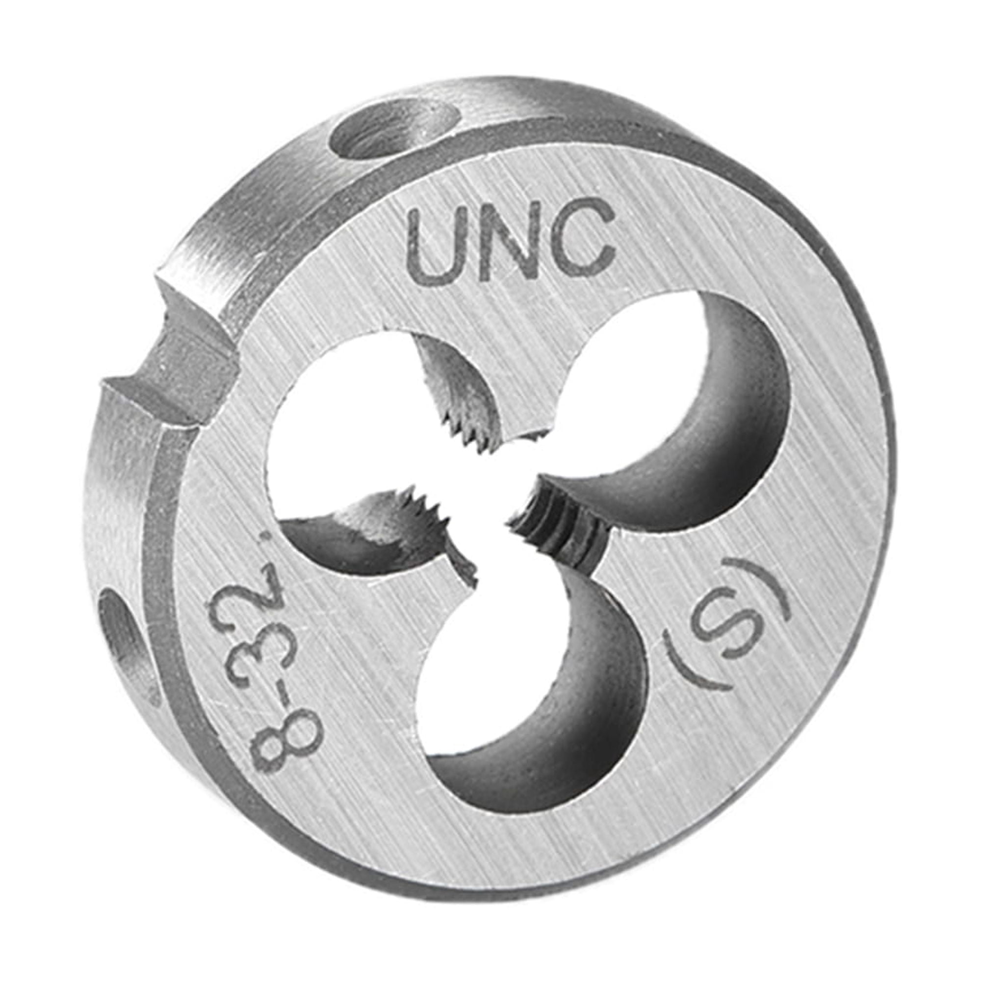 Round Threading Uxcell 8#-32 UNC Alloy Steel Machine Thread Round Threading Dies ...