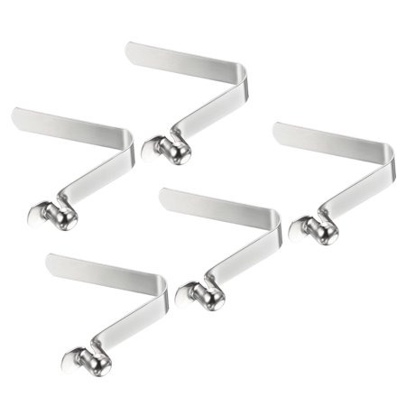 Uxcell 8.3x7mm Kayak Paddle Snaps, Hollow Button Single Pin Lock Tube Tent Pole Spring Clips, 5 Pack