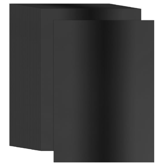 Uxcell 8.5x11 Inch Metallic Cardstock Paper, 30 Pcs 250GSM Foil Mirror Finish Card Stock Board Sheet for Crafting Wedding, Black