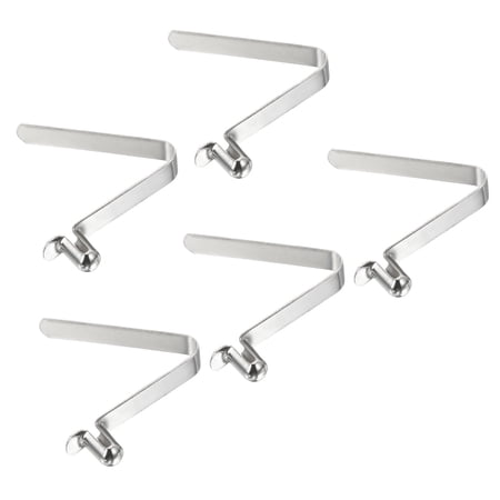 Uxcell 8.5x5.5mm Kayak Paddle Snaps Hollow Button Single Pin Lock Tube Spring Clips for Tent Pole, 5 Pack