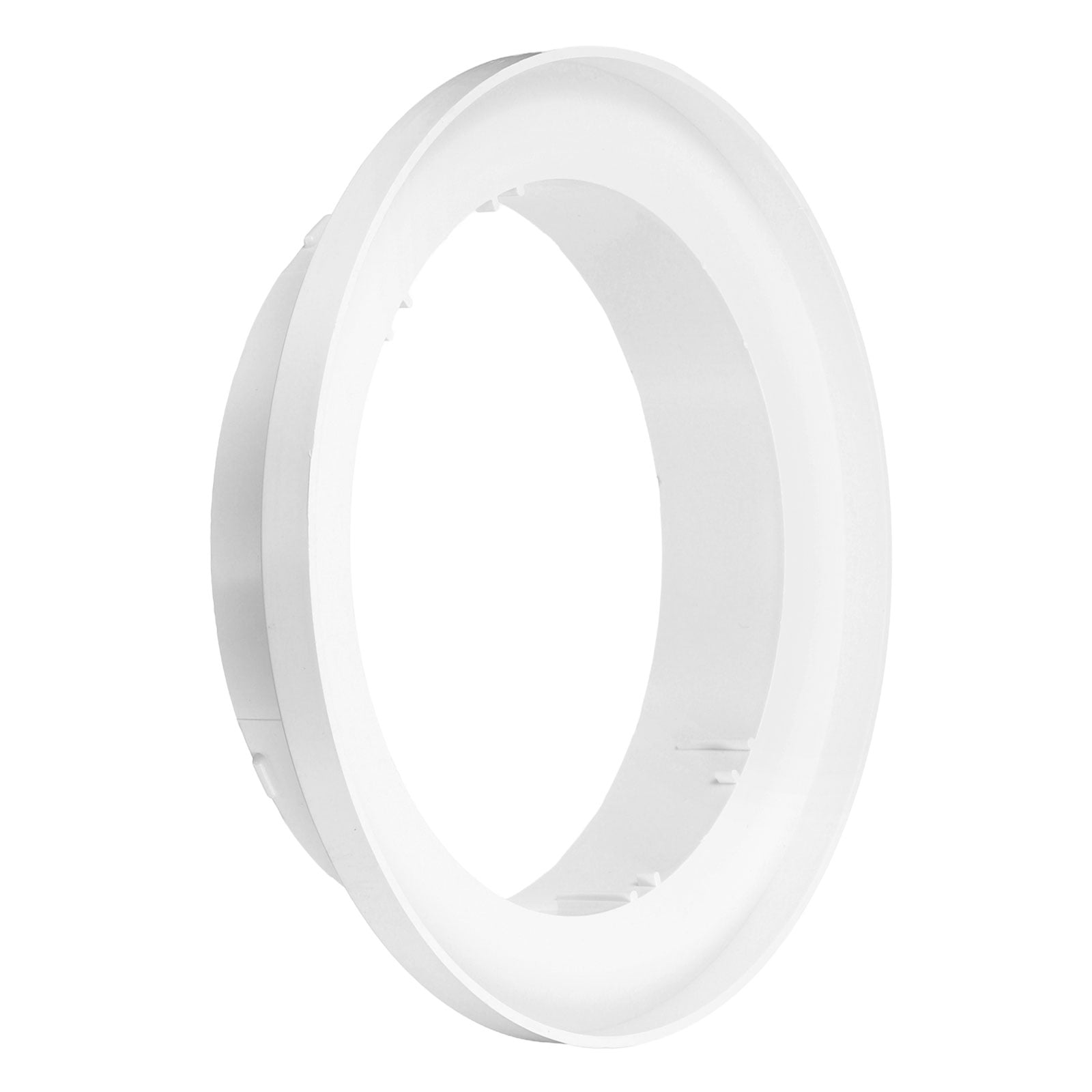 Uxcell 8 to 6 Inch Duct Reducer, 1Pcs ABS Air Duct Adapter HAVC Pipe Connector Dryer Vent Adapter Increaser Reducer for Inline Ventilation System, White (150mm to 100mm)