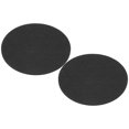 thumbnail image 1 of Uxcell 8.7" Dia. Adhesive Non-Slip Backed Felt, 2 Pcs 5mm Thick Round Lamp Base Anti-Slip Mat Anti-Scratch Pad, Black, 1 of 6