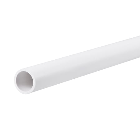 Uxcell Round Rigid Plastic Tube 8.8mm ID 11mm OD 500mm White for Water Pipe Crafts Decoration Cable Sleeve