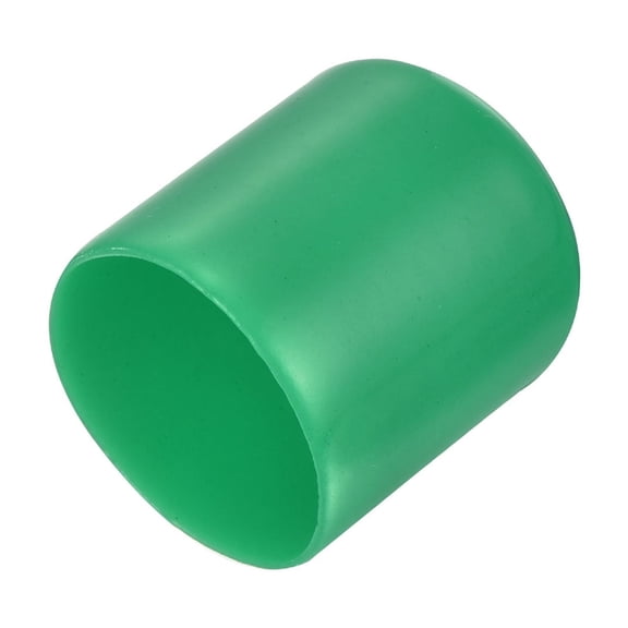 Uxcell 8/9-inch(23mm) ID Dark Green Screw Thread Protectors Vinyl End Caps 20 Pack