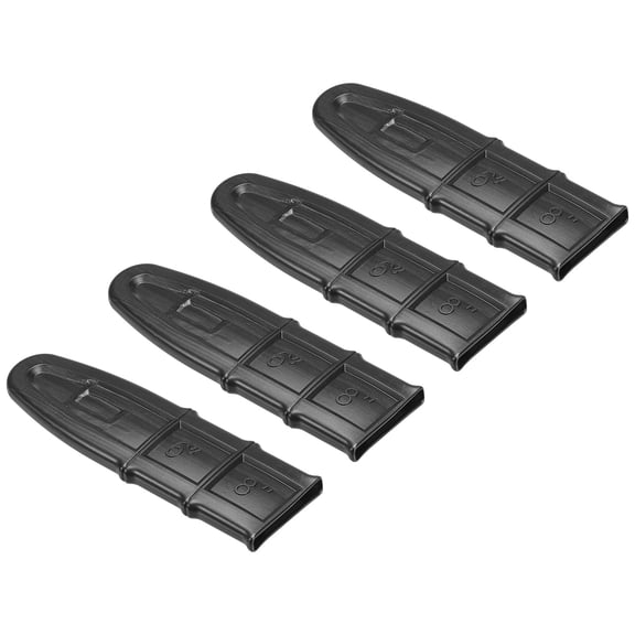 Uxcell 8" Chainsaw Chain Cover Chain Saw Bar Protective Cover Small Chainsaw Bar Scabbard Cover 4 Pack