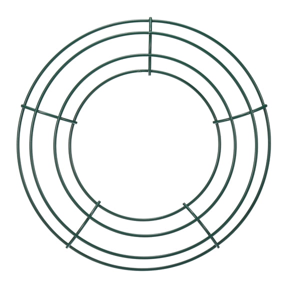 Uxcell 8" Dream Catcher Rings, Metal Round Shape Macrame Wreath Floral Hoop for Wedding Decorations, Army Green