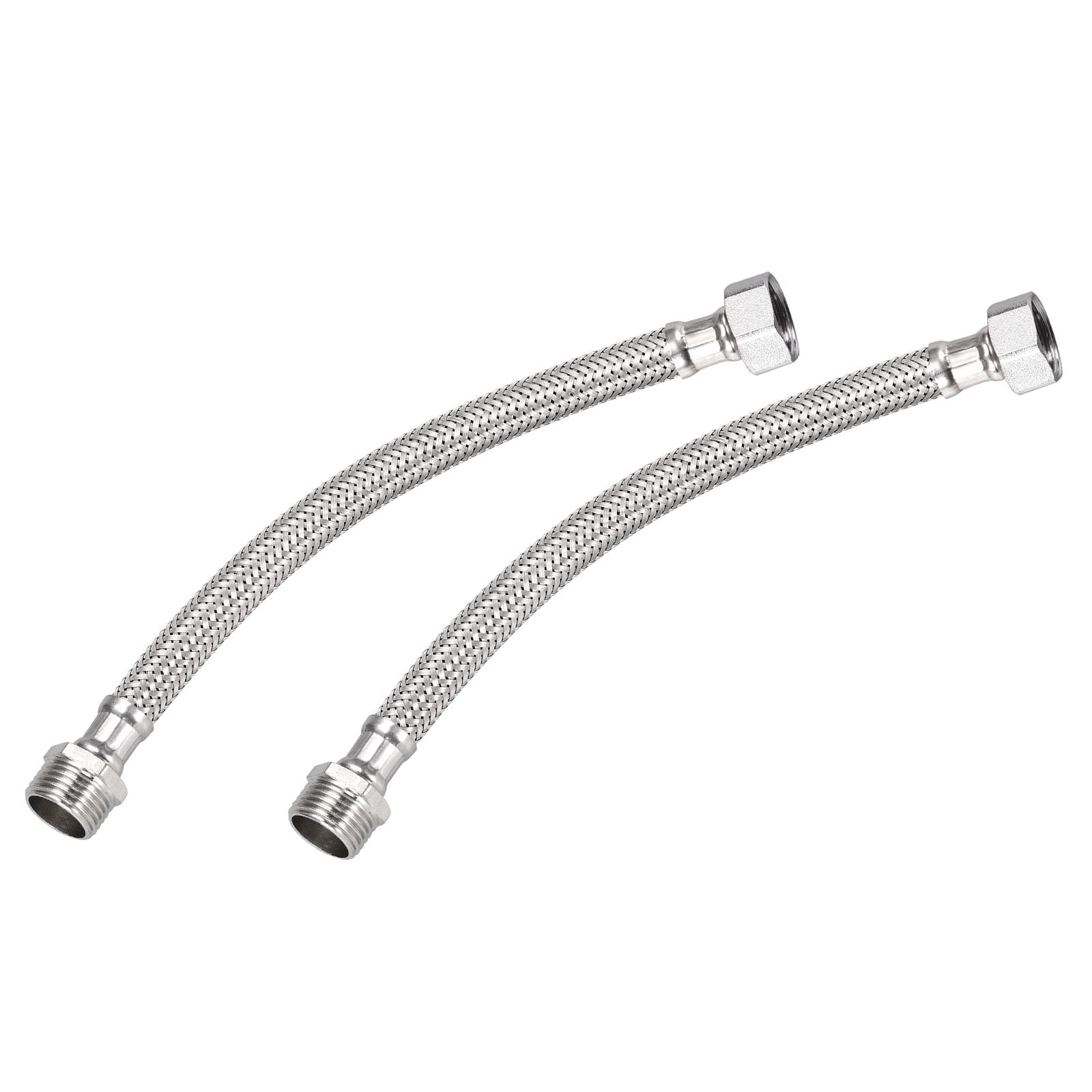 uxcell Faucet Supply Line Connector G1/2 Female x G1/2