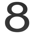 thumbnail image 1 of Uxcell 8 House Numbers Self-Adhesive for Outside Stick On 6" x 3.8", 1 Pcs, 1 of 5