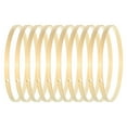 thumbnail image 1 of Uxcell 8 Inch Bamboo Macrame Floral Hoop Craft Rings for DIY Dream Catcher Wedding Wreath Decor 10Pcs, 1 of 1
