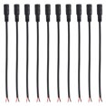 thumbnail image 1 of Uxcell 8 Inch DC Power Cable, 20 Pcs 5.5mm x 2.1mm Barrel Plug Socket Cables DC Female Plug to Bare Wire Open Adapter, 1 of 5
