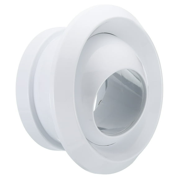 Uxcell 8 Inch Round Air Vent, Adjustable Ball Jet Nozzle Diffuser Ceiling Diffuser Vent Cover ABS Soffit Vent