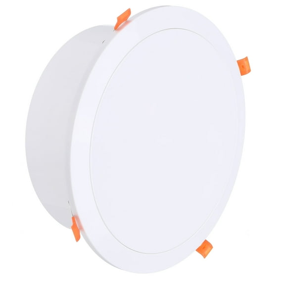 Uxcell 8 Inch Round Air Vent Spring Loaded, ABS Adjustable Air Diffuser with Screen Mesh for Home Office, White