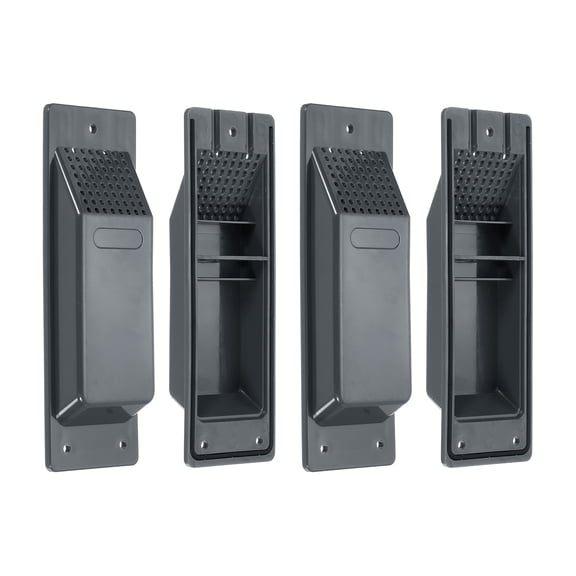 Uxcell 8 Inch Shipping Container Air Vent, 4 Pack Cross Flow Ventilation Vent Kit Reduce Heat Humidity for Shipping Container Trucks Cargo Spaces, Dark Gray