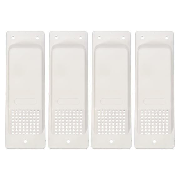 Uxcell 8 Inch Shipping Container Air Vent, 4 Pcs Cross Flow Ventilation Vent Kit Reduce Heat Humidity for Cargo Shipping Container Trucks Spaces, White