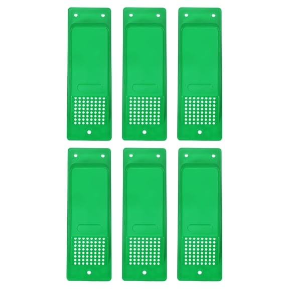 Uxcell 8 Inch Shipping Container Air Vent, 6 Pcs Cross Flow Ventilation Vent Kit Reduce Heat Humidity for Cargo Shipping Container Trucks Spaces, Light Green