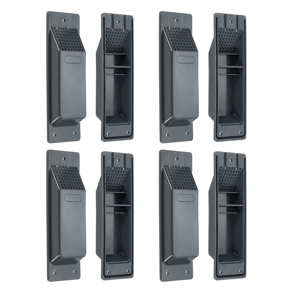 Uxcell 8 Inch Shipping Container Air Vent, 8 Pack Cross Flow Ventilation Vent Kit Reduce Heat Humidity for Shipping Container Trucks Cargo Spaces, Dark Gray