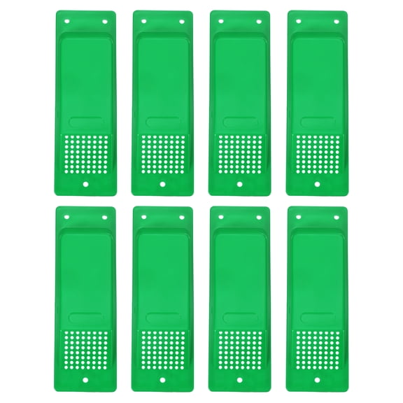 Uxcell 8 Inch Shipping Container Air Vent, 8 Pcs Cross Flow Ventilation Vent Kit Reduce Heat Humidity for Cargo Shipping Container Trucks Spaces, Light Green