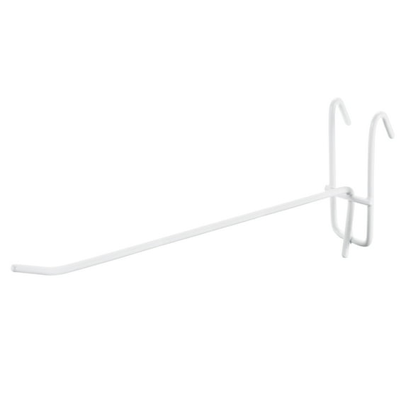 Uxcell 8 Inch Store Garage Storage Grid Wall Display Hooks White, 30 Count