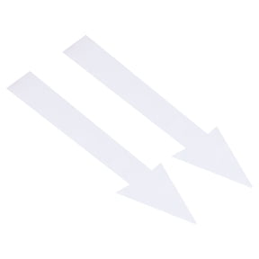 Uxcell 8" Length Directional Arrow Sticker Self Adhesive Wall Sign White 10 Pack