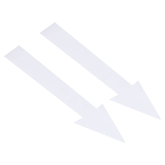 Uxcell 8" Length Directional Arrow Sticker Self Adhesive Wall Sign White 10 Pack