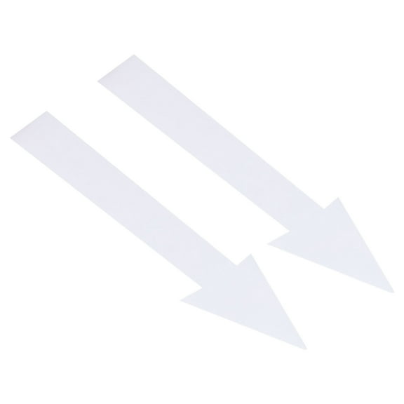 Uxcell 8" Length Directional Arrow Sticker Self Adhesive Wall Sign White 40 Pack