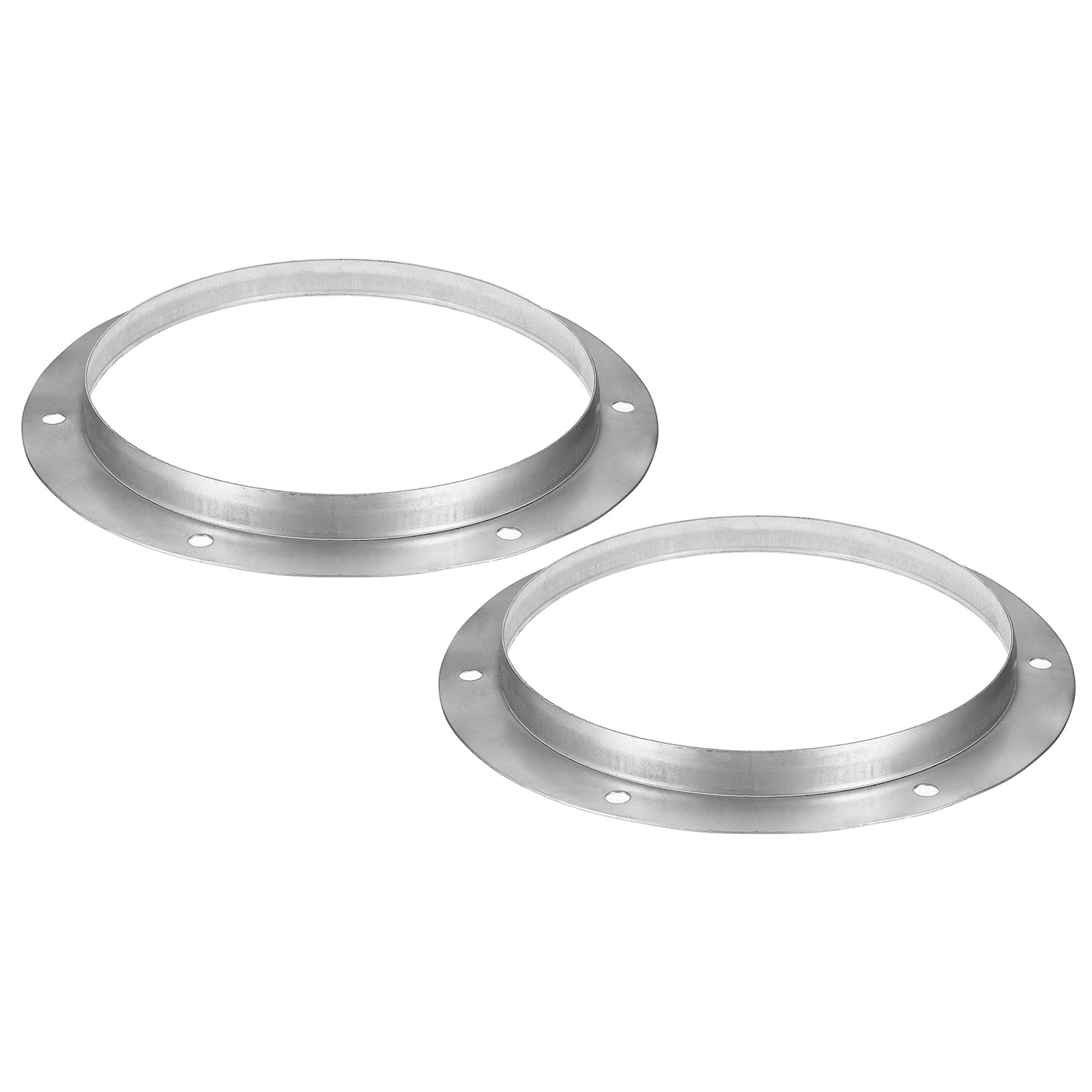 Uxcell 8" Metal Duct Connector Flange Straight Pipe Exhaust Flange Duct