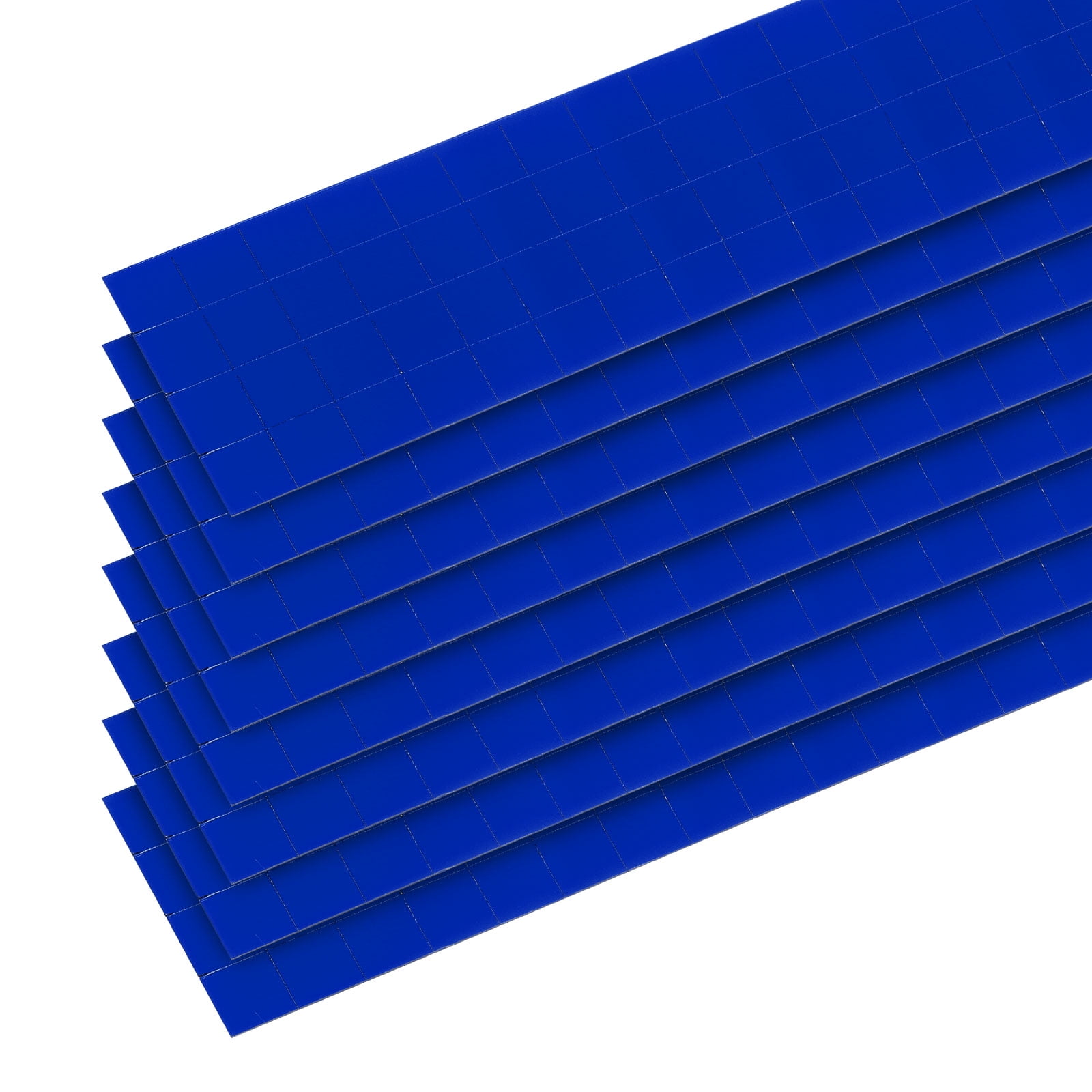 Uxcell 8 Pack 10 x 10mm Disco Tiles, Mirror Blue Self-Adhesive Glass Mirror Mosaic Tiles