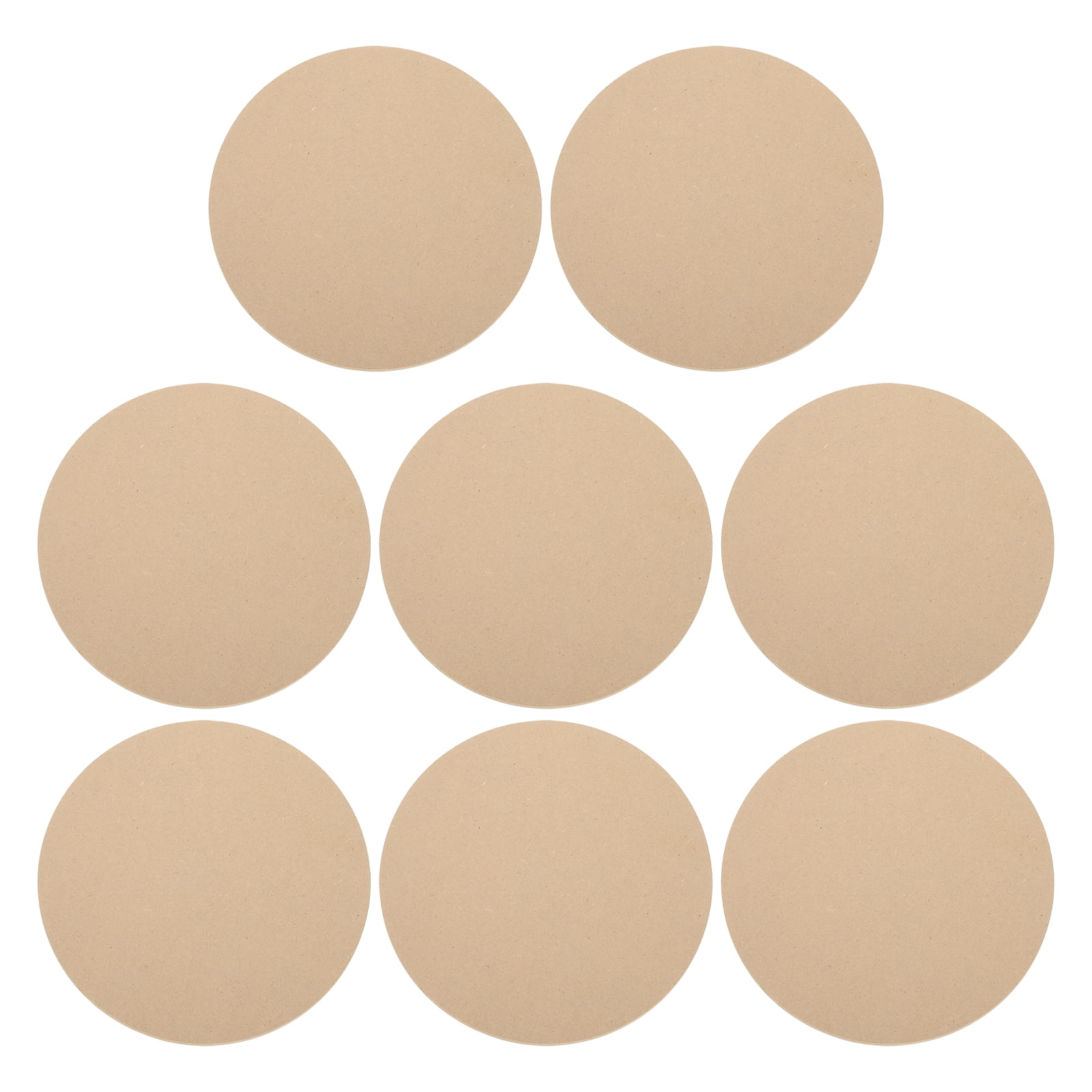 Uxcell 8 Pack 9.1" 230mm Diameter Ceramic Drying Slab, 6mm 15/64" Thick, Brown