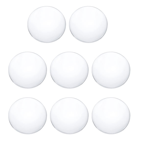 Uxcell 8 Pack Biconvex Lens, 3cm Dia. 5cm Focal Length Optical Lenses Magnifier Glass Double Convex for DIY Office Desk Home Science Experiment Telescope Lab Laser Optics