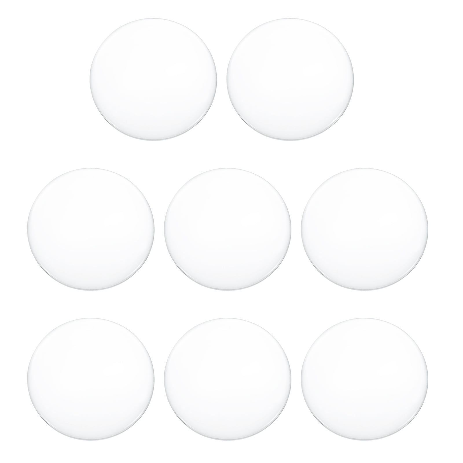 Uxcell 8 Pack Biconvex Lens, 5cm Dia. 15cm Focal Length Optical Lenses Magnifier Glass Double Convex for DIY Office Desk Home Science Experiment Telescope Lab Laser Optics