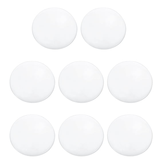 Uxcell 8 Pack Convex Lens, 5cm OD 30cm Focal Length Magnifier Lens Optical Lenses Magnifying Glass Flat Convex for DIY Crafts Office Home Science LED Spotlights Flashlights