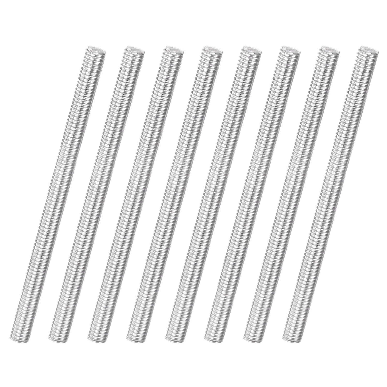 Uxcell 8-Pack Fully Threaded Rod, M4x60mm 304 Stainless Steel Right ...