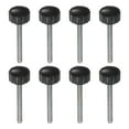 thumbnail image 1 of Uxcell 8 Pack M4 x 40mm Male Thread 16mm Knurled Grip Clamping Knobs Handle Thumb Screw Black, 1 of 5