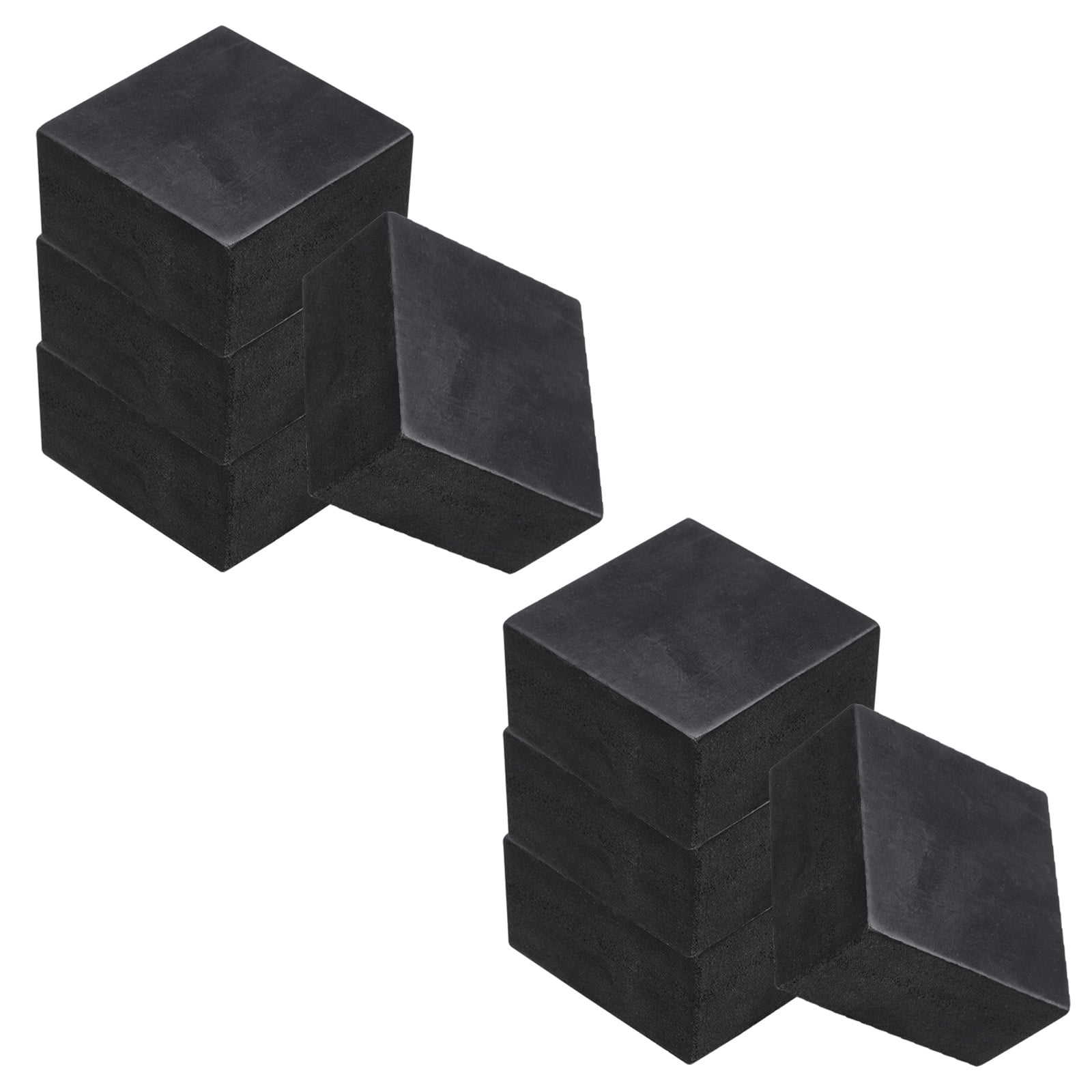 Uxcell 8 Pack Rubber Anti Vibration Pads, 2" x 2" x 1" Square Rubber Shock Absorbing Washer Pads, Non-Skid Protector Mat for Washer Dryer Air Conditioner Compressor