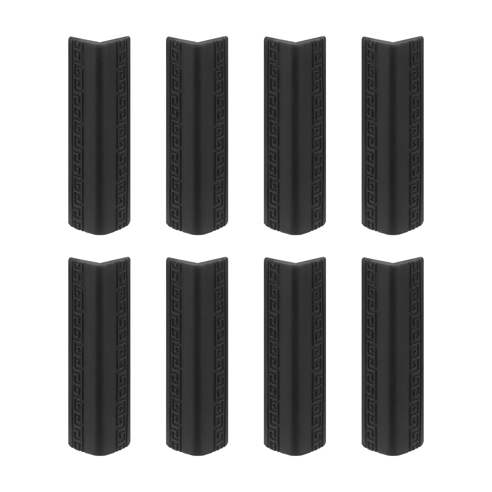 Uxcell 8 Pack Self Adhesive Baseboard Corner Blocks, 0.55