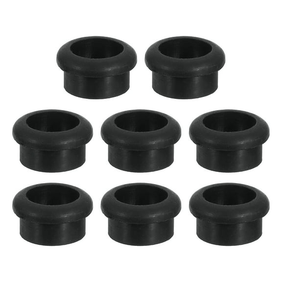 Uxcell 8 Pack T Type Rubber Grommet, 19mm Mount Dia Rubber Grommet Firewall Plug Grommet