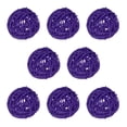 thumbnail image 1 of Uxcell 8-Pack Wicker Rattan Balls 50mm/2 Inch Decorative Rattan Balls for Christmas Weddings Thanksgiving Purple, 1 of 6