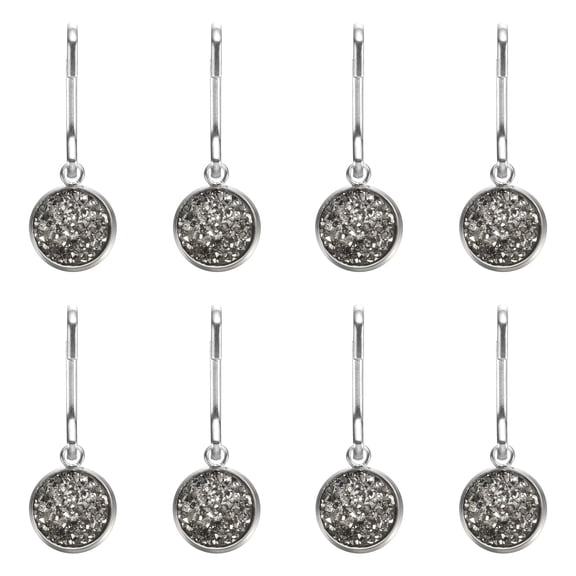 Uxcell 8 Pack Zipper Pulls Charm, Zipper Pull Replacement Repair Zip Head Handle for Luggage Clothing Jackets Backpacks Boots (Gray)