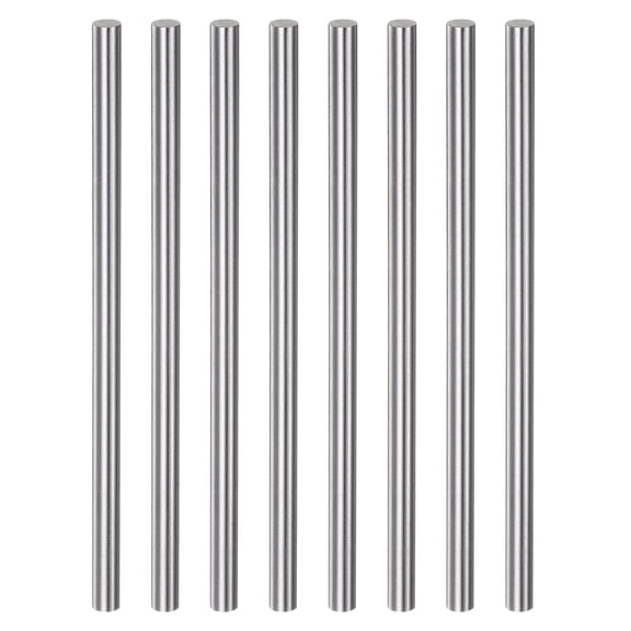 Uxcell 8 Packs 4.6mm x 100mm High Speed Steel (HSS) Round Rod Lathe Bar Stock DIY Tool