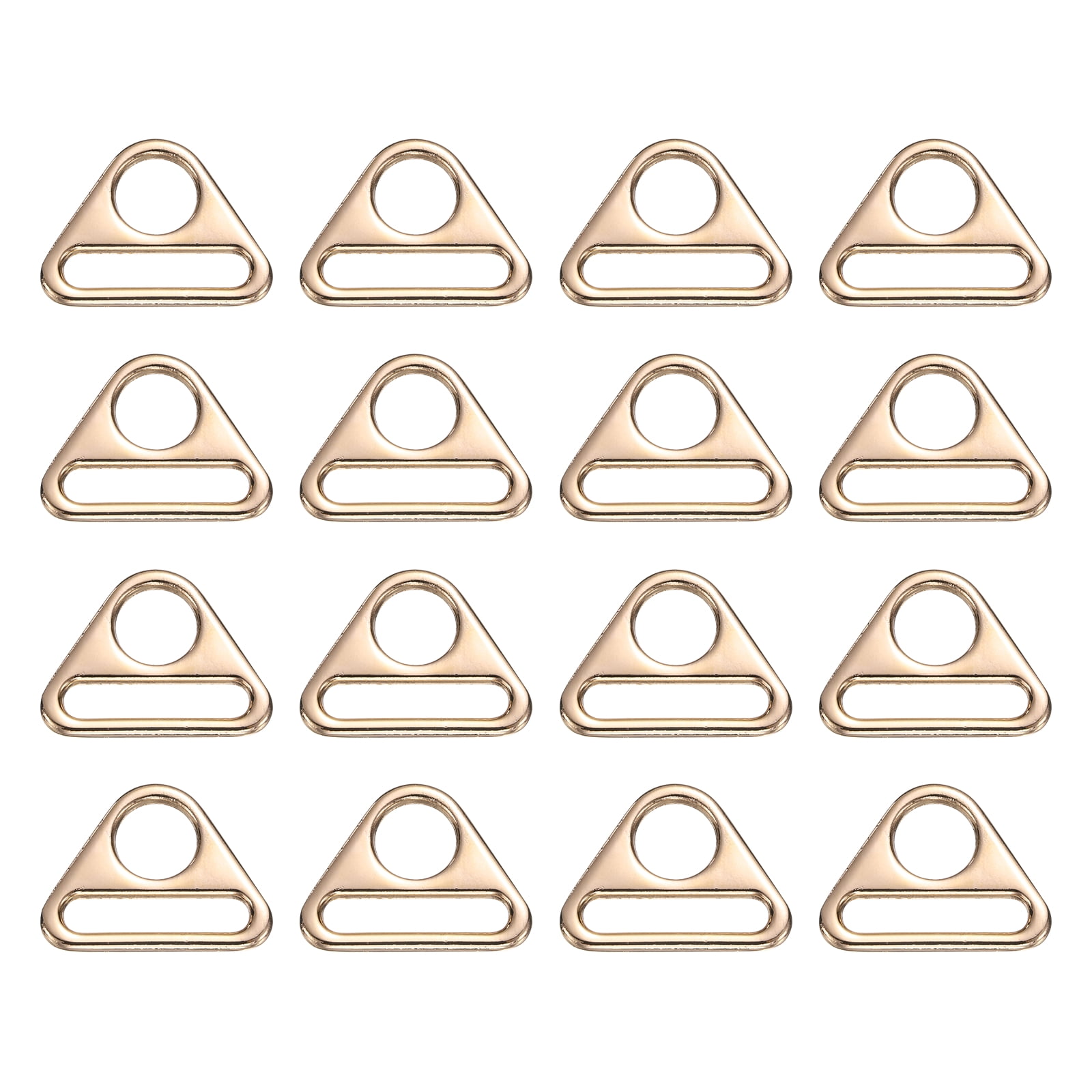 Triangle Ribbon Buckle Uxcell 16 Pcs 1 Inch Triangle Buckles Adjuster Triangle D Rings Strap ...