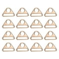 thumbnail image 1 of Uxcell 16 Pcs 1 3/4 Inch Triangle Buckles Adjuster Triangle D Rings Strap Gold, 1 of 6