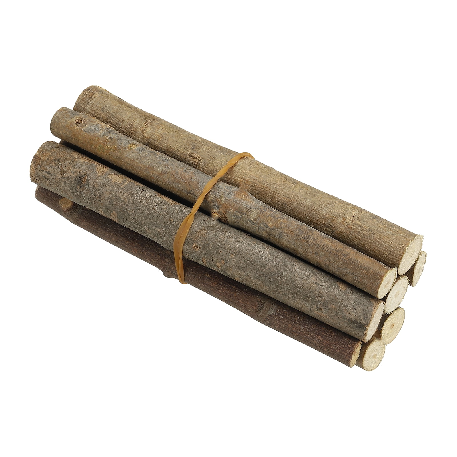 Uxcell 8 Pcs / 20cm Wood Log Sticks, 0.6-1.2inch inch in Diameter Natural Wood Craft Sticks, Dried Wood Sticks Decorative Wood Branch Sticks for DIY Crafts Accessory Photo Props, Brown