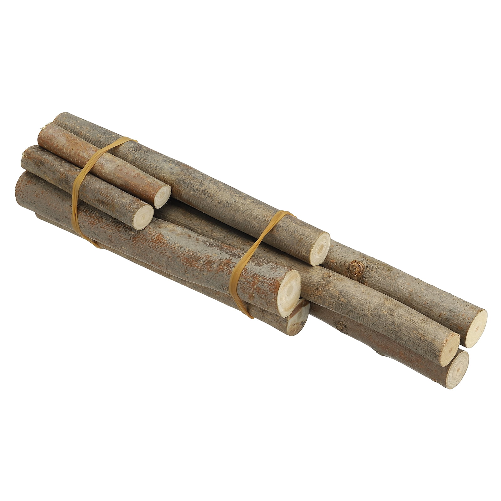 Uxcell 8 Pcs / 3 Size Wood Log Sticks, 0.6-1.2inch inch in Diameter Natural Wood Craft Sticks, Dried Wood Sticks Decorative Wood Branch Sticks for DIY Crafts Accessory Photo Props, Brown