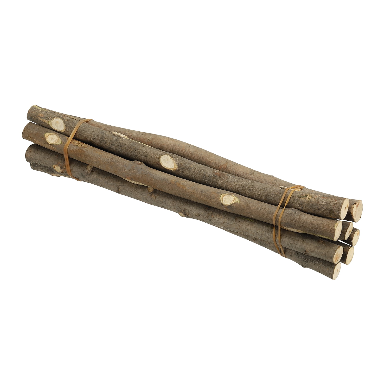 Uxcell 8 Pcs / 40cm Wood Log Sticks, 0.6-1.2inch inch in Diameter Natural Wood Craft Sticks, Dried Wood Sticks Decorative Wood Branch Sticks for DIY Crafts Accessory Photo Props, Brown