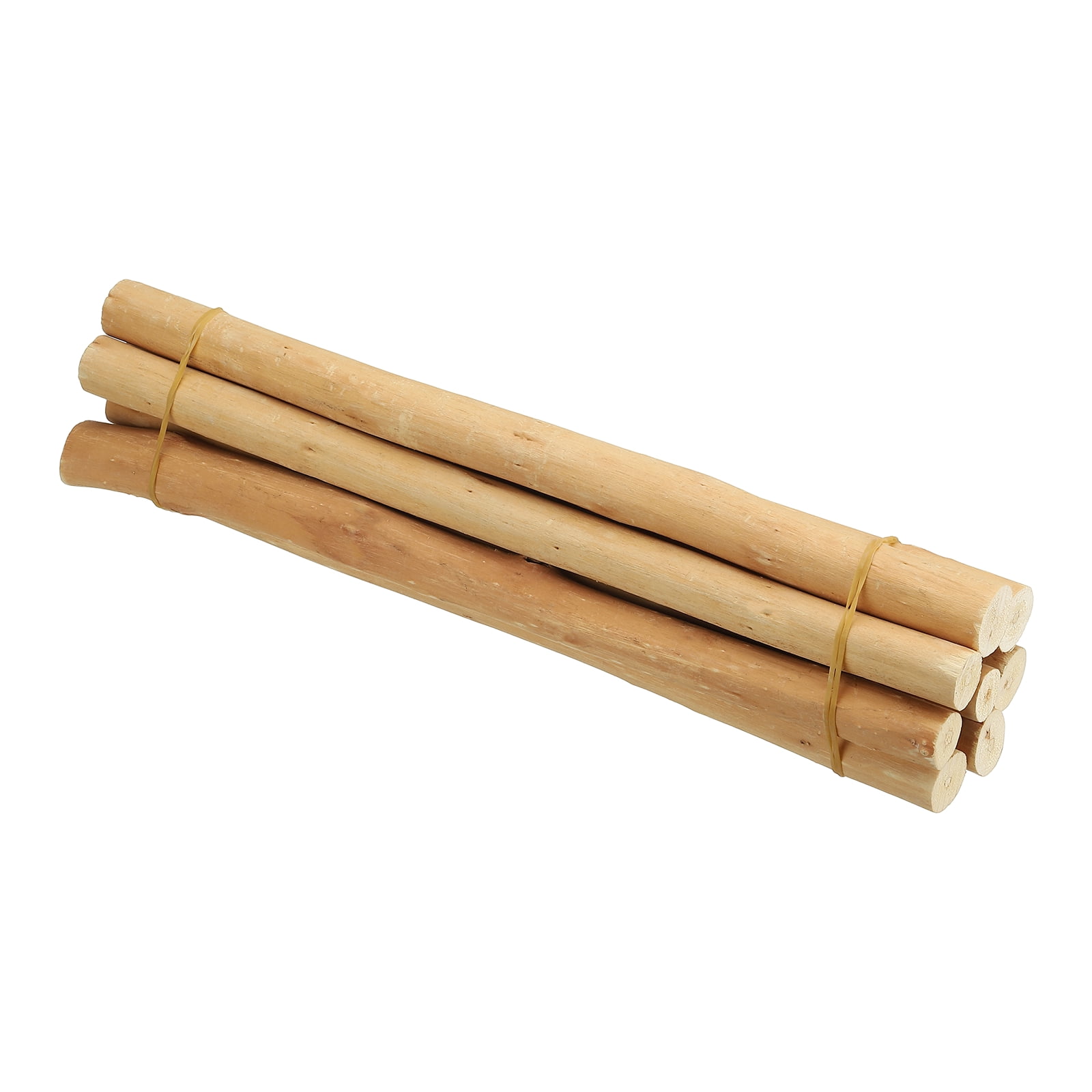 Uxcell 8 Pcs / 40cm Wood Log Sticks, 0.6-1.2inch inch in Diameter Natural Wood Craft Sticks, Dried Wood Sticks Decorative Wood Branch Sticks for DIY Crafts Accessory Photo Props, Wood Color