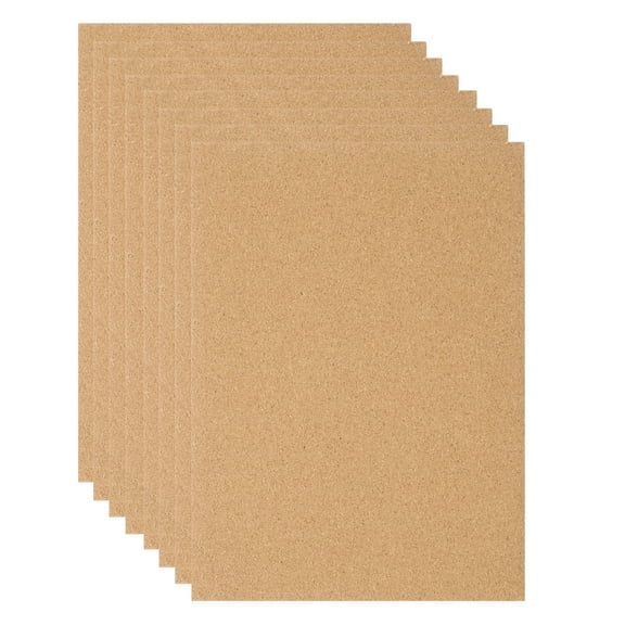 Uxcell 8 Pcs 8.3 x 11.7 Inch 1mm Thick Rectangle Adhesive Cork Sheets