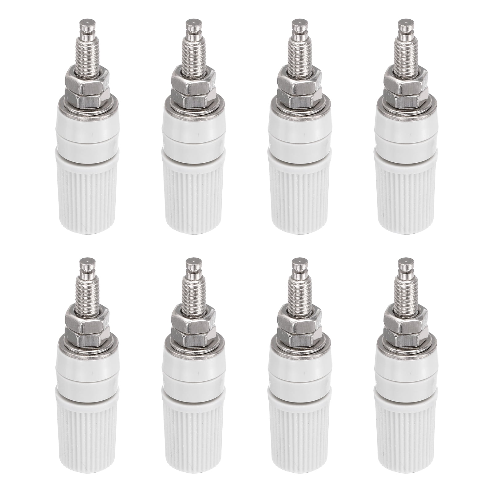 20 Pezzi Jack Banana 4mm Femmina Con Vite | 5 Colori | Morsetti Protetti Per Test Elettronici