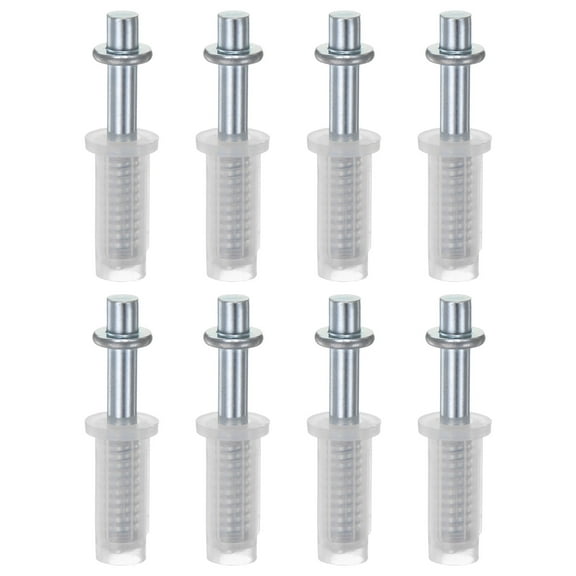 Uxcell 8 Pcs Bifold Door Hardware Top Pivot 3/8 Inch Spring Loaded Bi-Fold Top Pivot for Folding Pocket Door