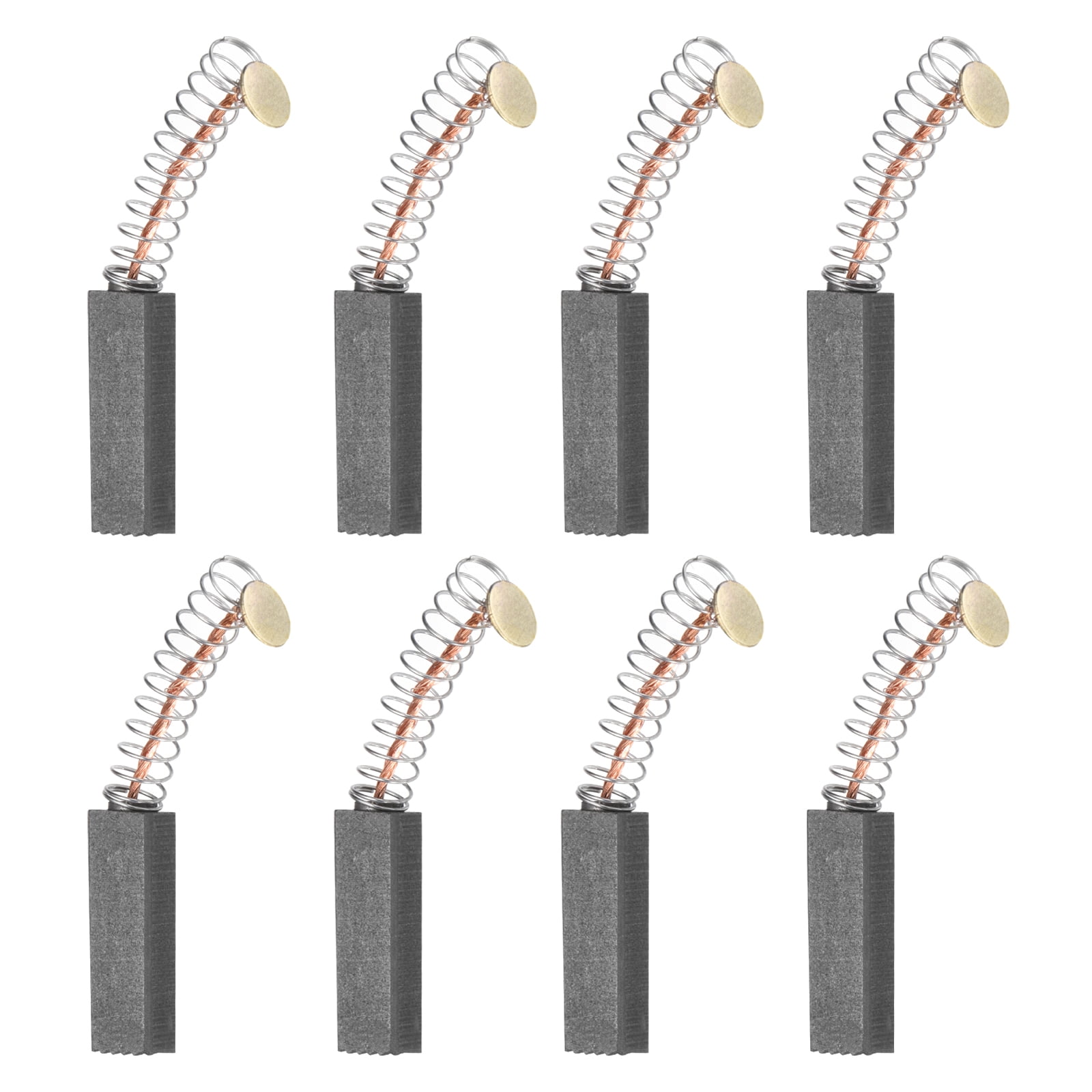 Pair Of 17x6x6mm Carbon Brushes With Wires - Replacement Motor Brushes For Power Tools & Electric Drills