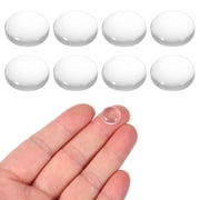Uxcell 8 Pcs Convex Lens, 12mm OD 17mm Focal Length Magnifier Lens Optical Lenses Borosilicate Magnifying Glass Flat Convex for DIY Crafts Office Home Science LED Spotlights Flashlights